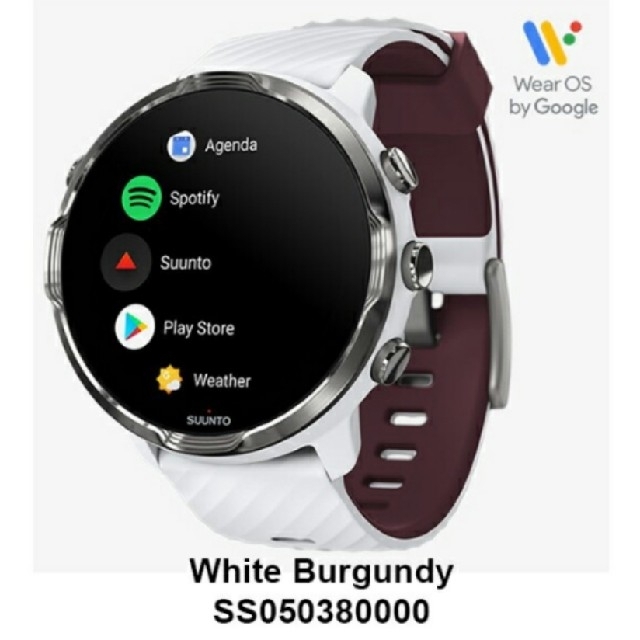 【新品未使用】SUUNTO スント SUUNTO7 WHITE BURGUNDY
