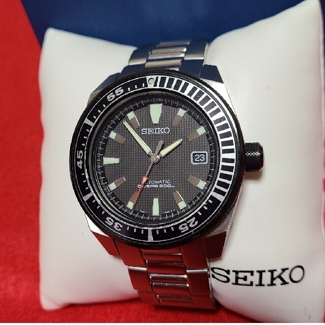 SEIKO(セイコー)の【レア】SEIKO ｾｲｺｰ ｻﾑﾗｲ 侍 ﾀﾞｲﾊﾞｰ ﾌﾞﾗｯｸ 200m メンズの時計(腕時計(アナログ))の商品写真