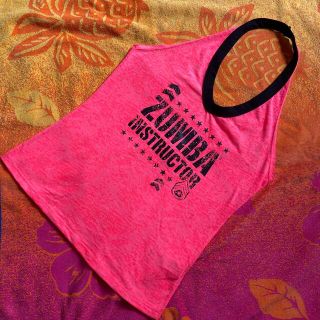 ズンバ(Zumba)のzumba♡ズンバホルダーネックタンクトップス　Ｓ(トレーニング用品)