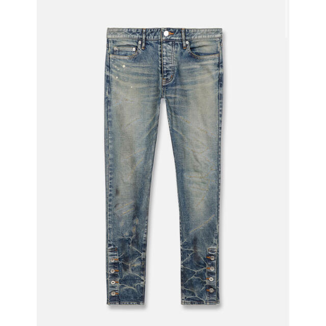 MLVINCE TYPE-1 SLIM DAMAGE JEANS 30