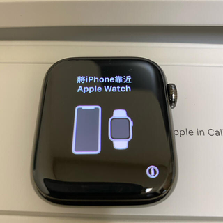 アップル(Apple)のApple Watch series6セルラー グラファイトステンレス44mm (腕時計(デジタル))