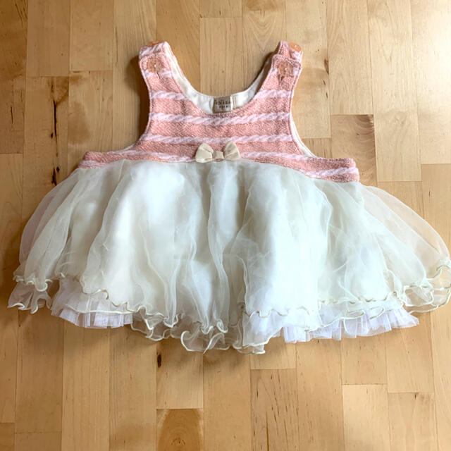 PETIT BATEAU(プチバトー)のpetitbateau☆kid's zooチェニックワンピース キッズ/ベビー/マタニティのベビー服(~85cm)(ワンピース)の商品写真