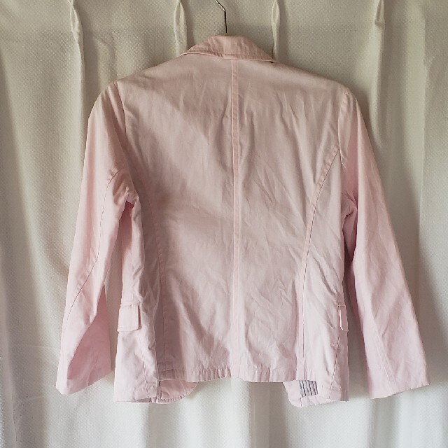 ピンク　ジャケット　綿100% レディースのジャケット/アウター(テーラードジャケット)の商品写真