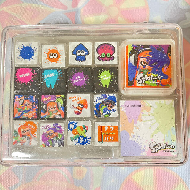 スプラトゥーン　スタンプ ハンドメイドの文具/ステーショナリー(はんこ)の商品写真