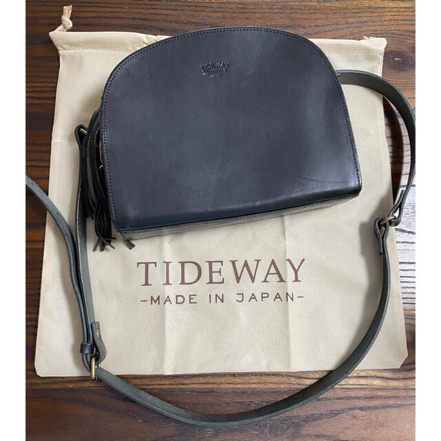 TIDEWAY ハンエンショルダーバッグ 黒