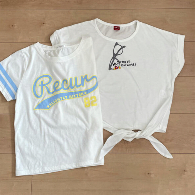 HONEYS(ハニーズ)のハニーズ　Tシャツ　2枚セット キッズ/ベビー/マタニティのキッズ服女の子用(90cm~)(Tシャツ/カットソー)の商品写真