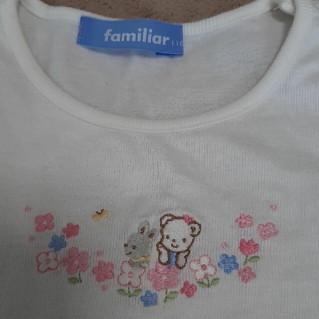 familiar(ファミリア)のファミリアトップス110 キッズ/ベビー/マタニティのキッズ服女の子用(90cm~)(Tシャツ/カットソー)の商品写真