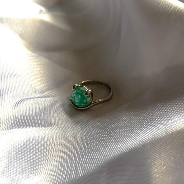 Grimoire(グリモワール)の୨୧ Vintage rétro Planet Shell Ring #9 レディースのアクセサリー(リング(指輪))の商品写真