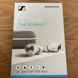 ゼンハイザー(SENNHEISER)のゼンハイザー MOMENTUM True Wireless 2 白(ヘッドフォン/イヤフォン)