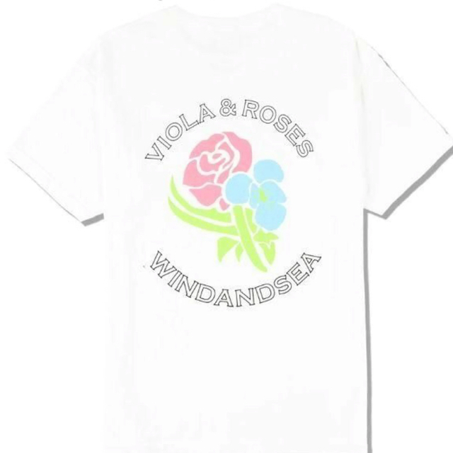 WIND AND SEA VIOLA&ROSES コラボ T