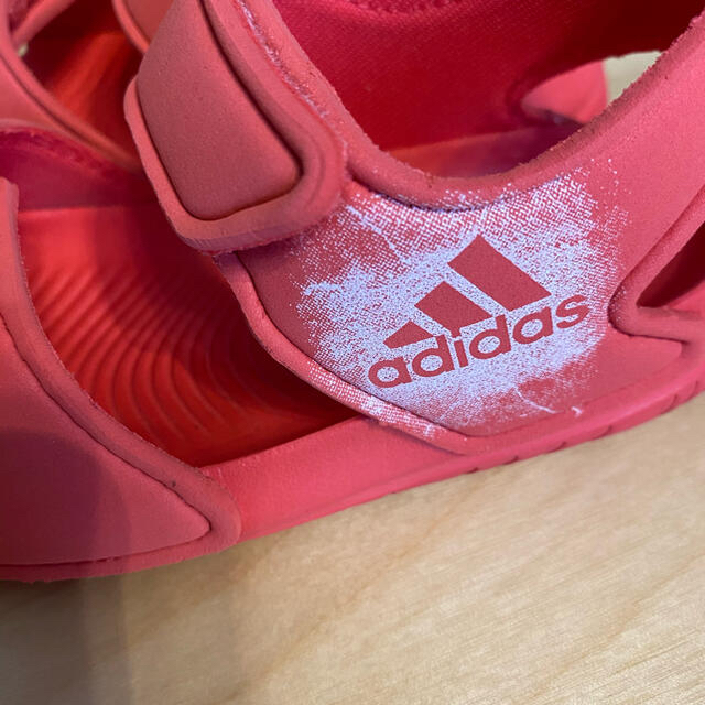 adidas(アディダス)のadidas サンダル 14cm 女の子　ピンク　ベビー　 キッズ/ベビー/マタニティのベビー靴/シューズ(~14cm)(サンダル)の商品写真