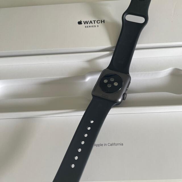 Apple Watch(アップルウォッチ)のApple Watch series3 38mm (gpsモデル)本体 メンズの時計(腕時計(デジタル))の商品写真