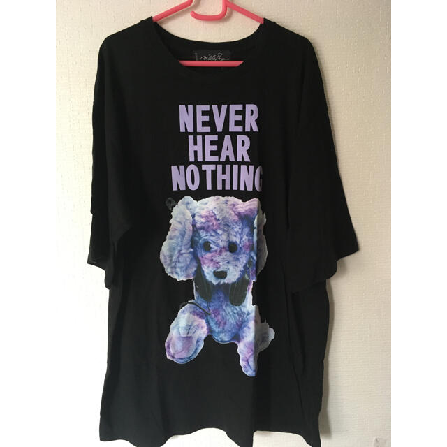 milkboy NEVER HEAR NOTHING BEAR クマ熊 Tシャツ