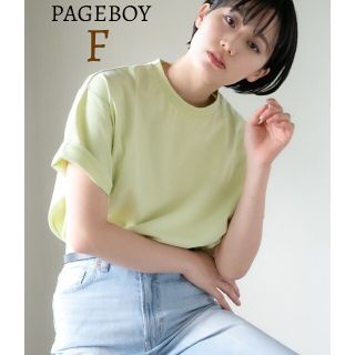 ページボーイ(PAGEBOY)の新品 ページボーイ USAコットン クルーネックビッグTシャツ トップス半袖(Tシャツ(半袖/袖なし))