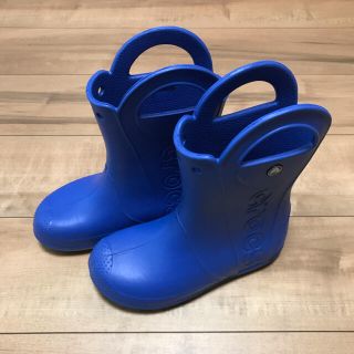 クロックス(crocs)のクロックス長靴ブルー21cm J3レインブーツ(長靴/レインシューズ)