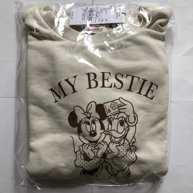 Disney(ディズニー)のミニー&デイジー/袖口レースプルオーバー/アイボリー レディースのトップス(Tシャツ(長袖/七分))の商品写真