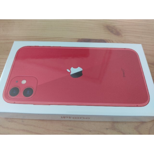 iPhone 11 red 64GB　本体　新品未開封