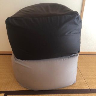 ムジルシリョウヒン(MUJI (無印良品))の無印良品の人をダメにするクッション♪2個セット♪(ビーズソファ/クッションソファ)