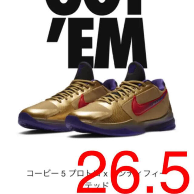 NIKE コービー5プロトロ アンディフィーテッド