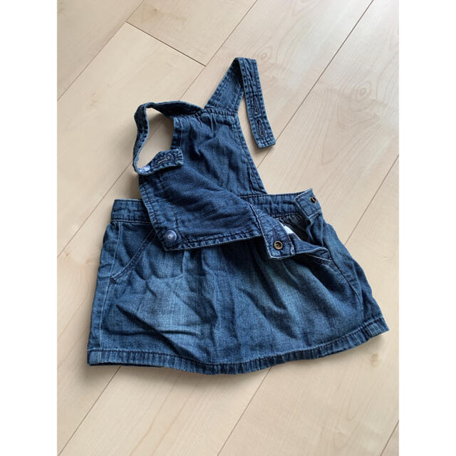 babyGAP(ベビーギャップ)のGap デニム　ジャンパースカート キッズ/ベビー/マタニティのベビー服(~85cm)(ワンピース)の商品写真