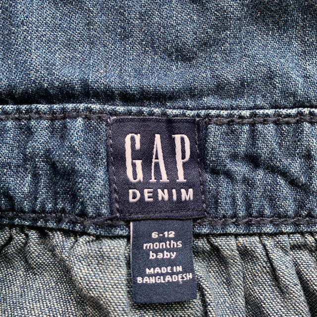 babyGAP(ベビーギャップ)のGap デニム　ジャンパースカート キッズ/ベビー/マタニティのベビー服(~85cm)(ワンピース)の商品写真