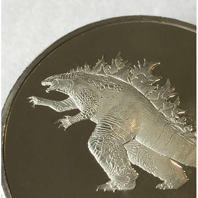 ゴジラVSコング銀貨 ゴジラバージョン 2021年発行 純銀1オンスの ゴジラVSコング銀貨 ゴジラバージョン 2021年発行 純銀1オンスの
