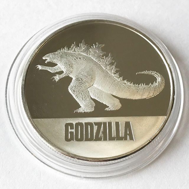 ゴジラVSコング銀貨 ゴジラバージョン 2021年発行 純銀1オンスの