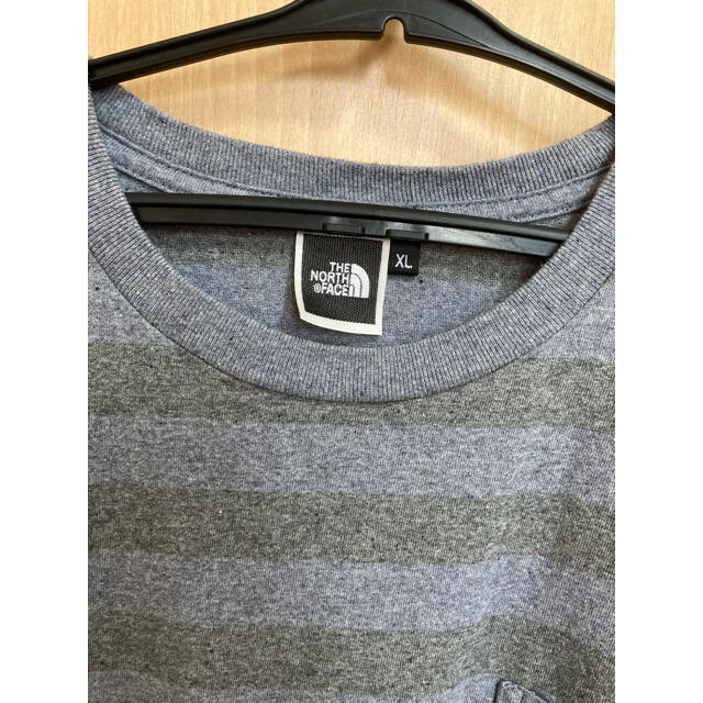 THE NORTH FACE(ザノースフェイス)のTHENORTH FACE ボーダー　XL メンズのトップス(Tシャツ/カットソー(半袖/袖なし))の商品写真