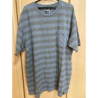 ザノースフェイス(THE NORTH FACE)のTHENORTH FACE ボーダー　XL(Tシャツ/カットソー(半袖/袖なし))