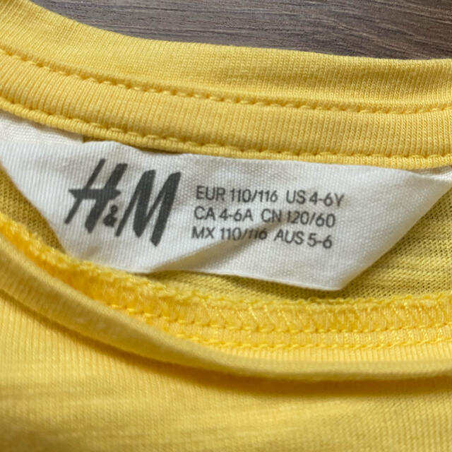 H&M(エイチアンドエム)のH&M 袖レース ノースリーブ タンクトップ トップス キッズ/ベビー/マタニティのキッズ服女の子用(90cm~)(Tシャツ/カットソー)の商品写真