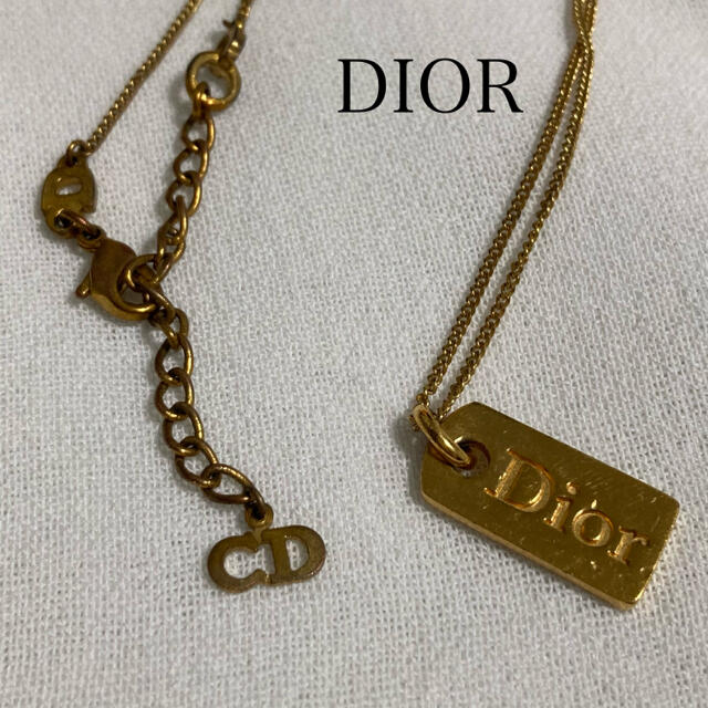 Christian Dior(クリスチャンディオール)のChristian Dior  ヴィンテージ　ネックレス ゴールド ディオール レディースのアクセサリー(ネックレス)の商品写真