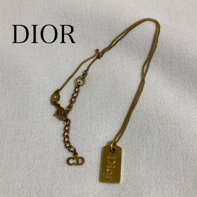 Christian Dior(クリスチャンディオール)のChristian Dior  ヴィンテージ　ネックレス ゴールド ディオール レディースのアクセサリー(ネックレス)の商品写真