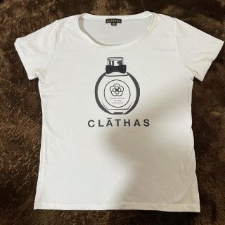 クレイサス(CLATHAS)のclathas ホワイトTシャツ(Tシャツ/カットソー(半袖/袖なし))