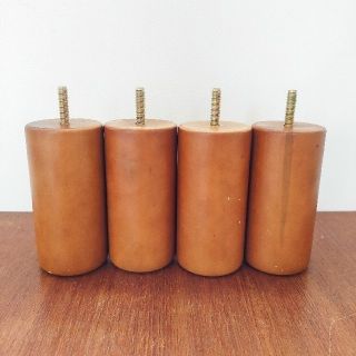 ムジルシリョウヒン(MUJI (無印良品))の無印良品　木製脚・１２ｃｍ／４本組（旧型）(脚付きマットレスベッド)