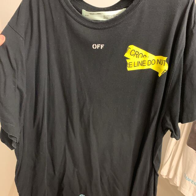 OFF-WHITE(オフホワイト)のOff-White18ss テープTシャツ メンズのトップス(Tシャツ/カットソー(半袖/袖なし))の商品写真