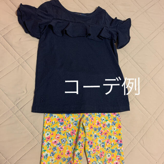 Ralph Lauren(ラルフローレン)のラルフローレン 花柄 レギンス パンツ 90 95 国内百貨店購入品 キッズ/ベビー/マタニティのキッズ服女の子用(90cm~)(パンツ/スパッツ)の商品写真