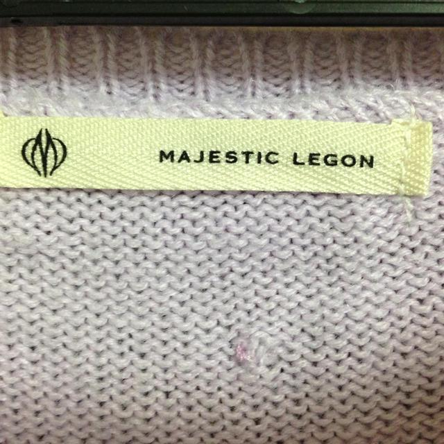 MAJESTIC LEGON(マジェスティックレゴン)のフリルニットトップス レディースのトップス(ニット/セーター)の商品写真