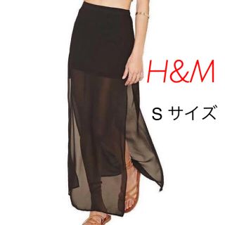 エイチアンドエム(H&M)のH&M シアーマキシスカート(ロングスカート)