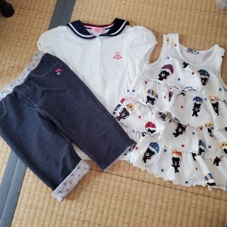 ミキハウス(mikihouse)のミキハウス 夏服3点セット(古着)(その他)