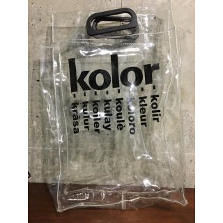 カラー(kolor)のkolor pvc バッグ　非売品　カラー(トートバッグ)