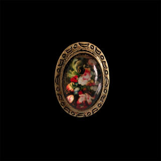 ロキエ(Lochie)の୨୧ Vintage rétro Flower Art Ring(リング(指輪))