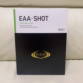 アジノモト(味の素)のRIZAP EAA-SHOT グリーンアップル アミノ酸 ライザップ 新品未使用(アミノ酸)