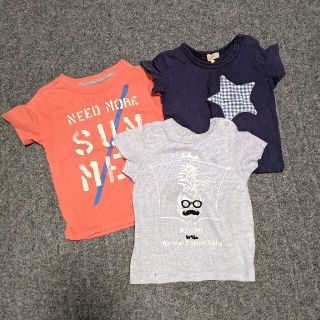 トミーヒルフィガー(TOMMY HILFIGER)のちぇりー様専用 90cm半袖Tシャツまとめセットと帽子2つ(Tシャツ/カットソー)