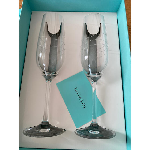 Tiffany & Co.(ティファニー)の新品　TIFFANY&Co シャンパングラス インテリア/住まい/日用品のキッチン/食器(グラス/カップ)の商品写真