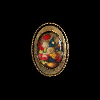 ロキエ(Lochie)の୨୧ Vintage rétro Flower Art Ring(リング(指輪))