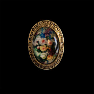 グリモワール(Grimoire)の୨୧ Vintage rétro Flower Art Ring(リング(指輪))