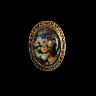 グリモワール(Grimoire)の୨୧ Vintage rétro Flower Art Ring(リング(指輪))