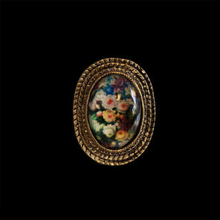 グリモワール(Grimoire)の୨୧ Vintage rétro Flower Art Ring(リング(指輪))
