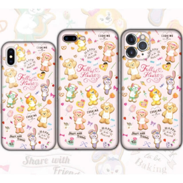 ダッフィー フレンズクッキーアン仲間入りiPhoneケース　スマホケース スマホ/家電/カメラのスマホアクセサリー(iPhoneケース)の商品写真