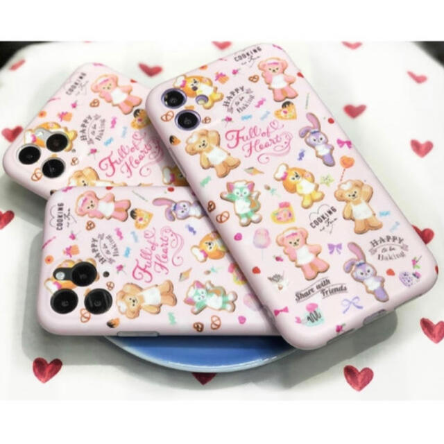 ダッフィー フレンズクッキーアン仲間入りiPhoneケース　スマホケース スマホ/家電/カメラのスマホアクセサリー(iPhoneケース)の商品写真